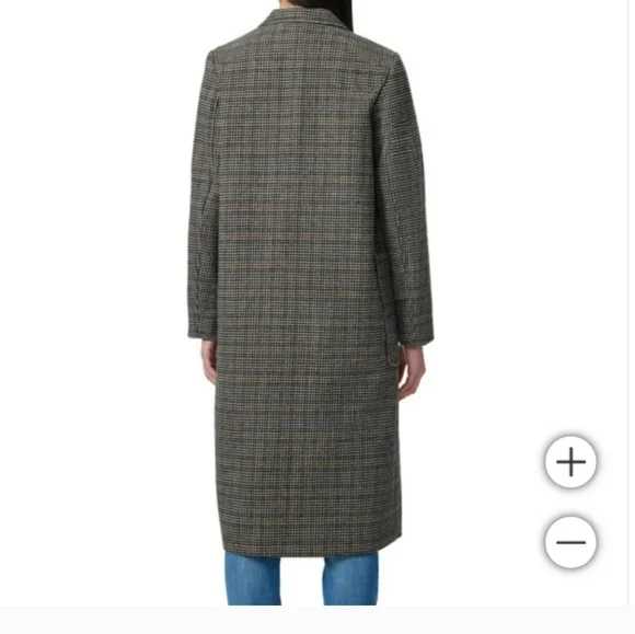 BERNARDO PLAID COAT - Picture 3 of 6